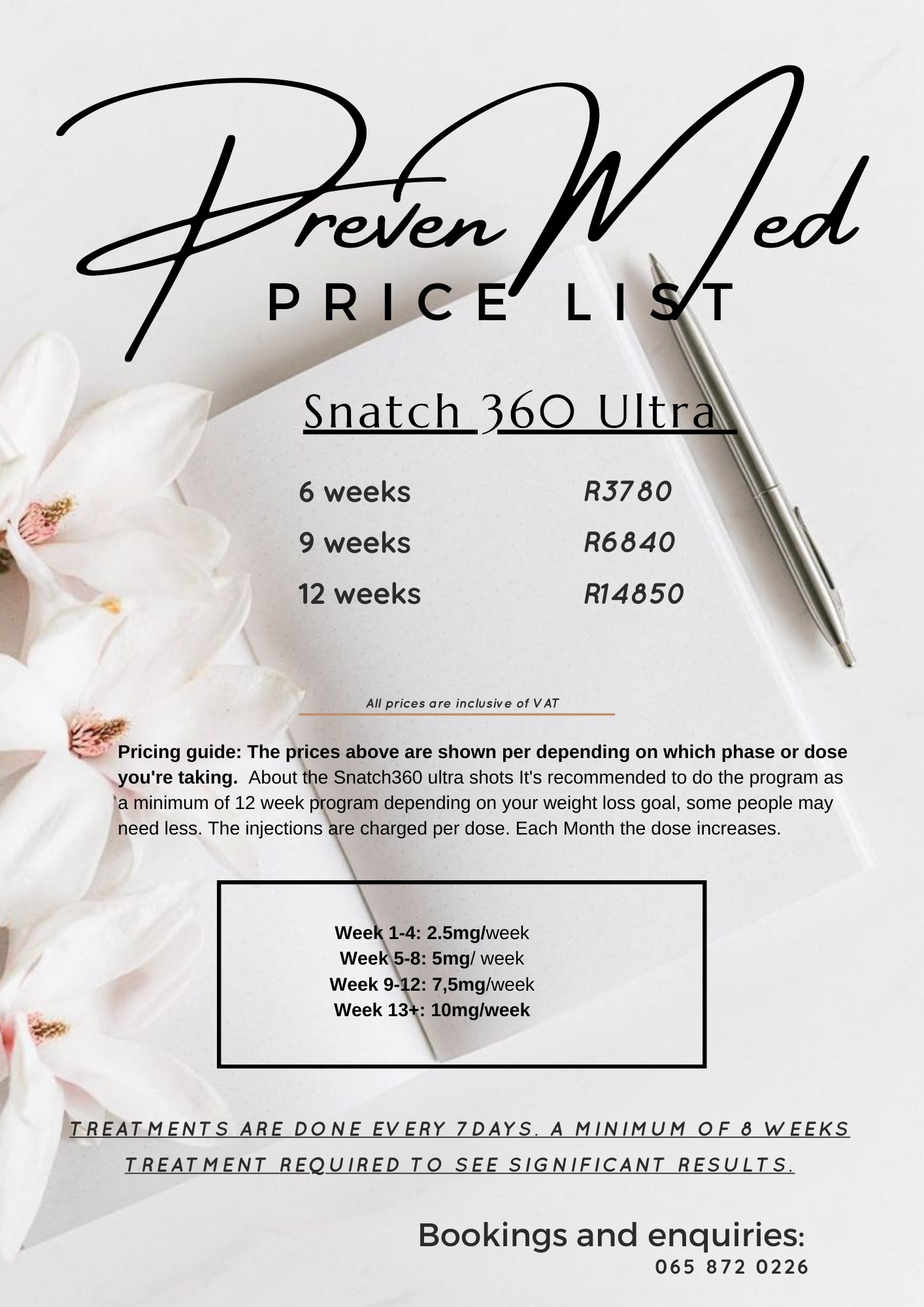 Aesthetic Minimalist Price List - 3